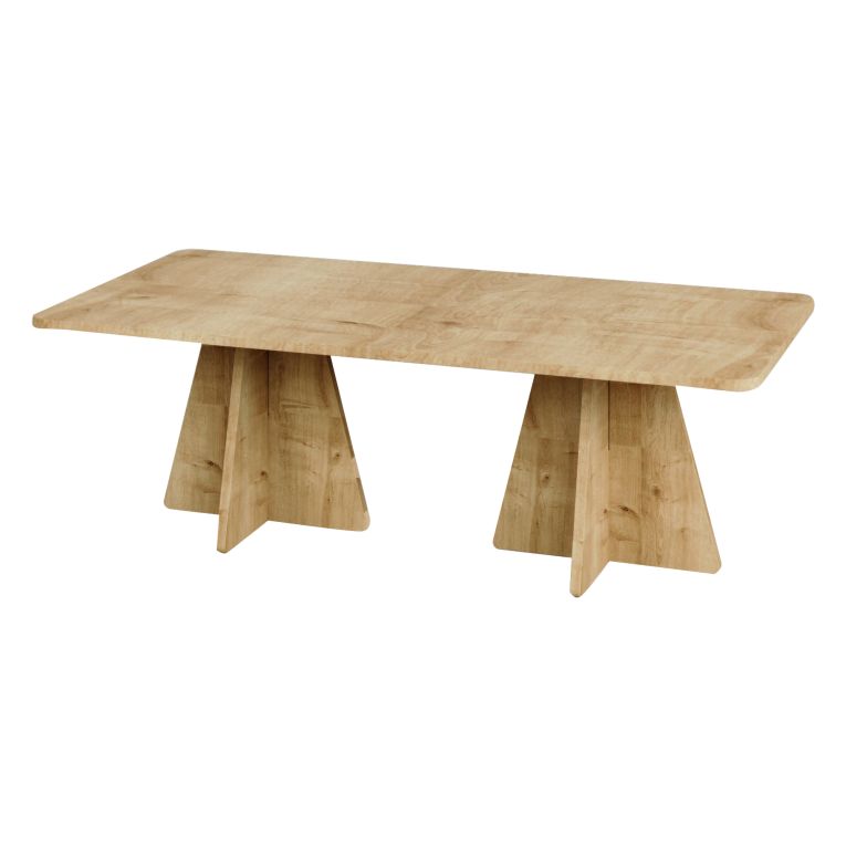 Tavolino da Salotto Marrone Rovere Forma Rettangolare Materiale Piano in Legno Nobilitato 120x60x40h cm, Colore Ripiano Marrone - Ottana