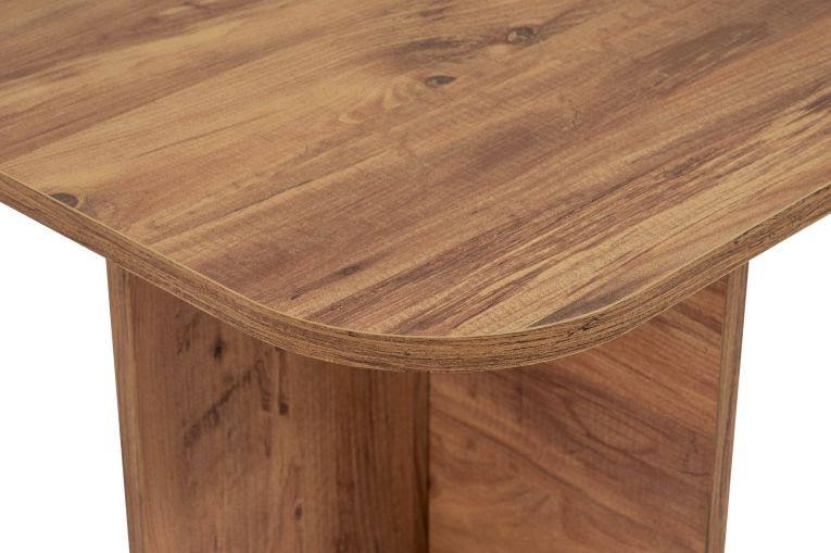 Tavolino da Salotto Marrone Rovere Forma Rettangolare Materiale Piano in Legno Nobilitato 120x60x41h cm, Colore Ripiano Marrone - Nomeva