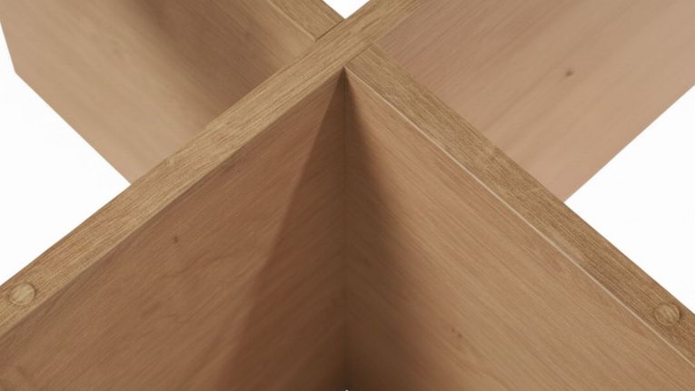 Tavolino da Salotto Marrone Rovere Forma Rotondo Materiale Piano in Vetro 75x75x35h cm, Colore Ripiano Trasparente - Cugnoli