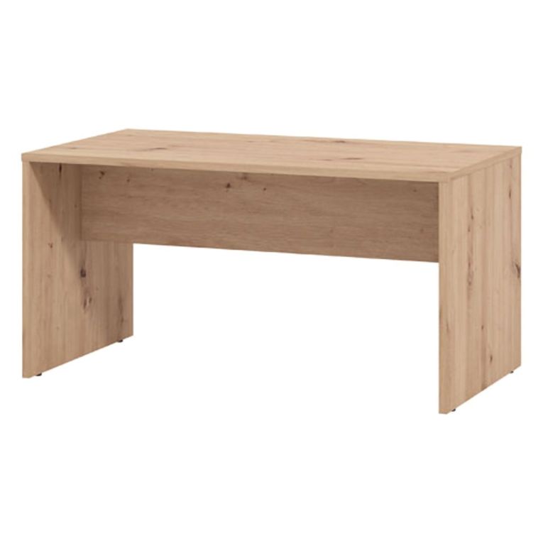 Tavolino da Salotto Marrone Rovere Nodi con Piedini un Vano 90x49.5x45.5h cm, Forma Rettangolare - Formia