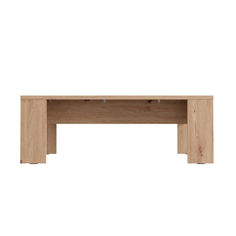 Tavolino da Salotto Marrone Rovere Nodi Forma Rettangolare Colore Ripiano Marrone 120x67x43h cm, Sfumatura Colore Struttura Rovere Nodi - Bertona