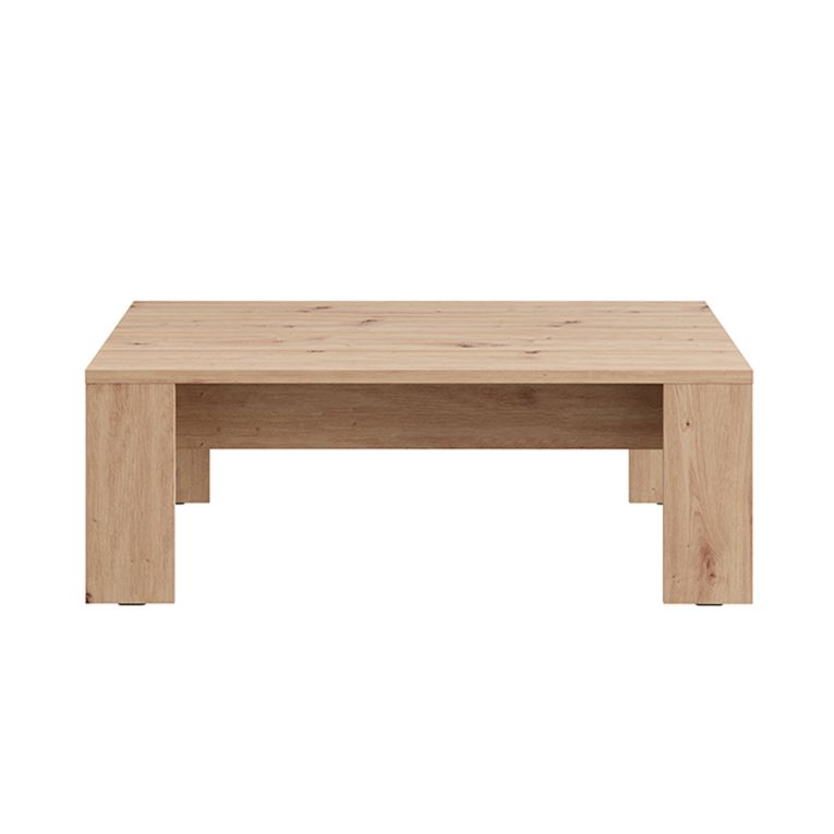 Tavolino da Salotto Marrone Rovere Nodi Forma Rettangolare Colore Ripiano Marrone 120x67x43h cm, Sfumatura Colore Struttura Rovere Nodi - Bertona