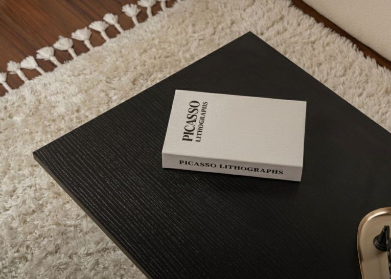 Tavolino da Salotto Nero Forma Rettangolare Materiale Piano in Legno Nobilitato 119x60x40h cm, Colore Ripiano Nero - Turate