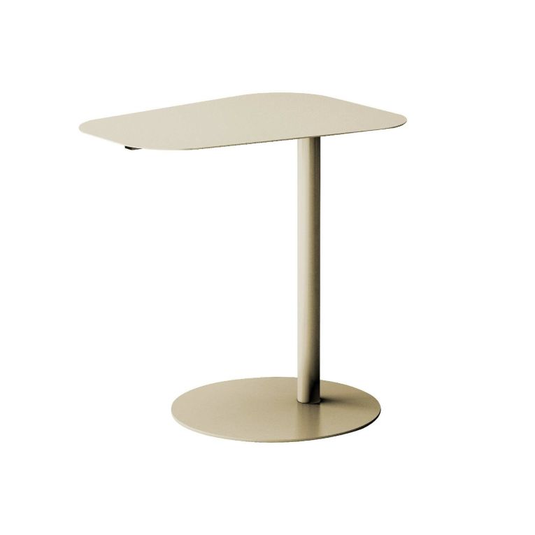 Tavolino da salotto Niccone, 50x38 h50 cm, Panna