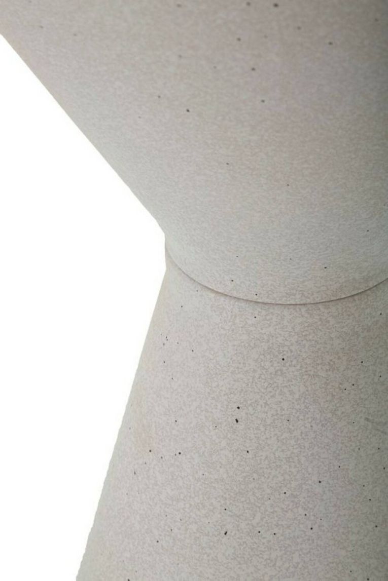 Tavolino da salotto Oreti, Tavolo basso da caffè, Portariviste per divano, Ripiano da soggiorno, 44x44 h63 cm, Bianco