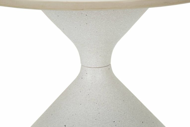 Tavolino da salotto Orongorongo, Tavolo basso da caffè, Portariviste per divano, Ripiano da soggiorno, 45x45 h39 cm, Bianco