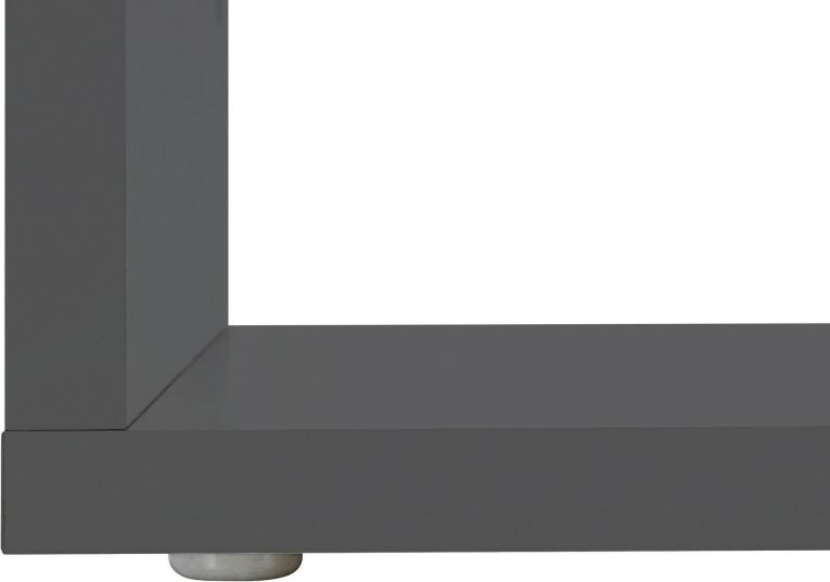 Tavolino da salotto rettangolare antracite 55x55x41h cm - Chanthu