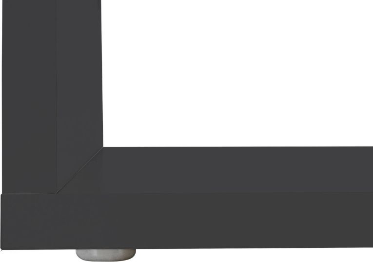 Tavolino da salotto rettangolare antracite 55x55x41h cm - Chanthu