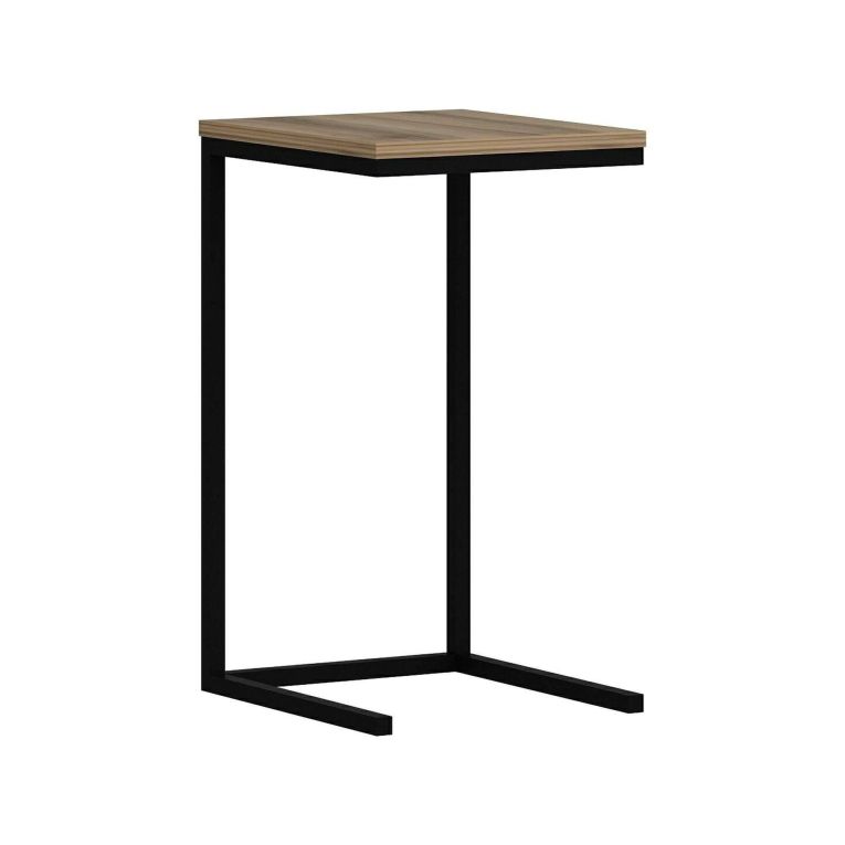 Tavolino da salotto rettangolare noce 35x40x65h cm - Tembin