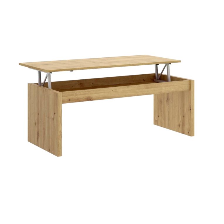 Tavolino da salotto rettangolare rovere nodi 102x50x43h cm - Audi