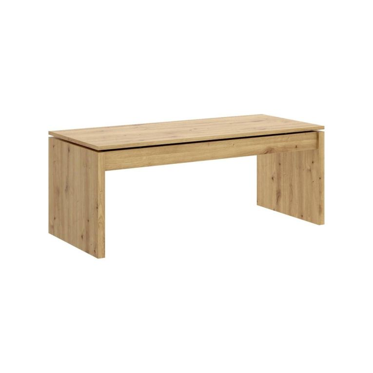 Tavolino da salotto rettangolare rovere nodi 102x50x43h cm - Audi
