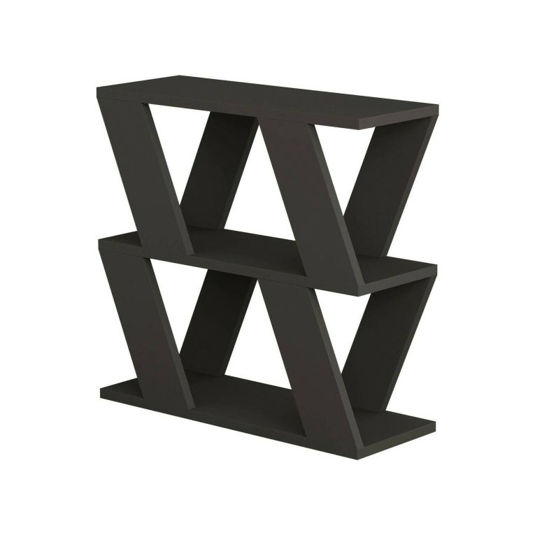Tavolino da salotto Thalia, Tavolo basso da soggiorno, Ripiano da caffè, Tavolino per divano, 60x22h57 cm, Antracite