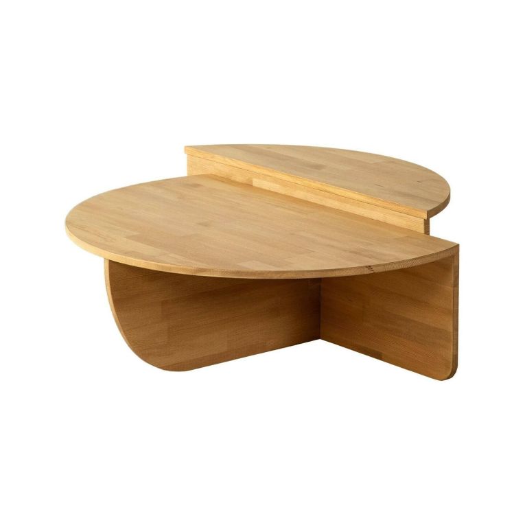 Tavolino salotto irregolare quercia 90x60x35h cm - Azim