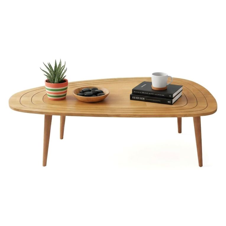Tavolino salotto ovale rovere 115x50x38h cm - Eugenia
