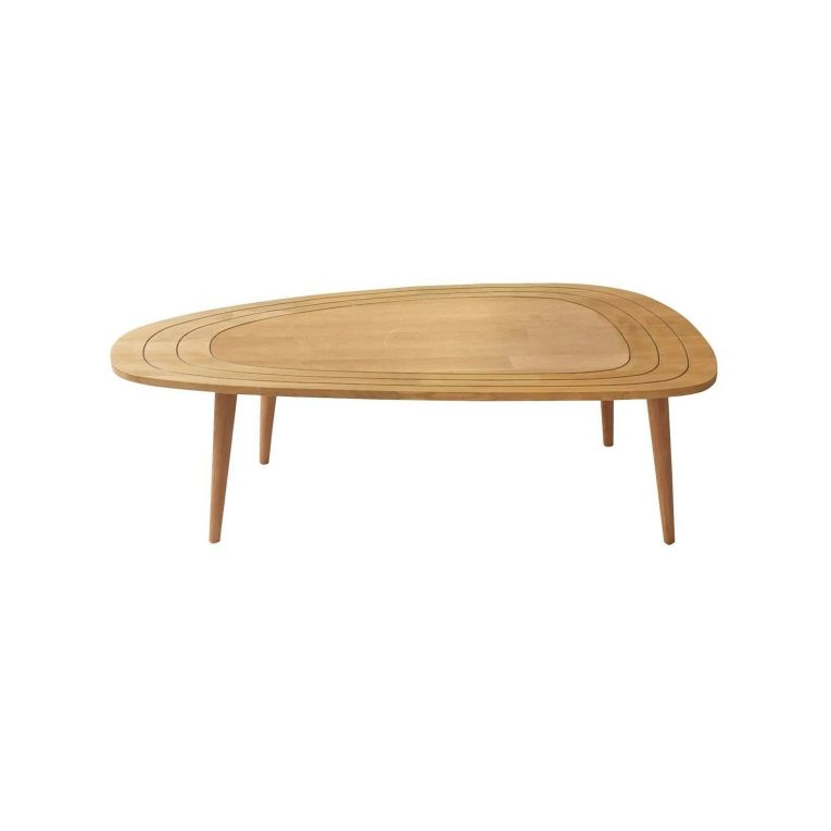 Tavolino salotto ovale rovere 115x50x38h cm - Eugenia
