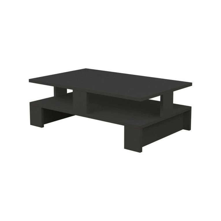 Tavolino salotto rettangolare antracite 80x50x27h cm - Telescopio