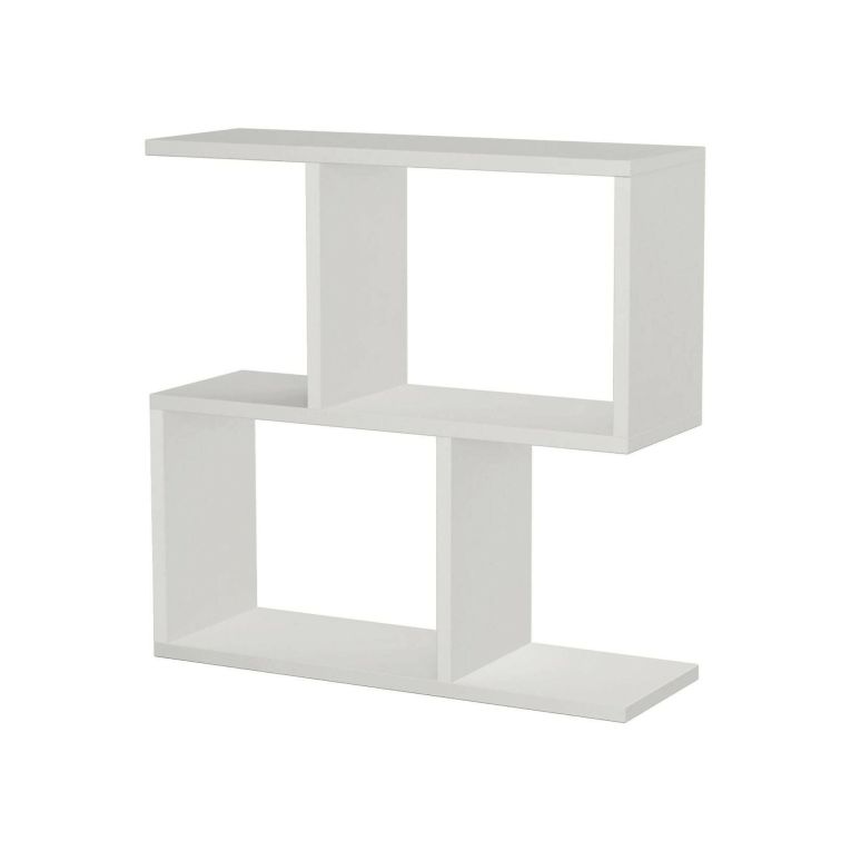 Tavolino salotto rettangolare bianco 60x20x60h cm - Fabrizia