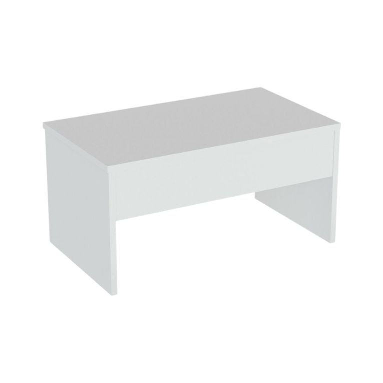 Tavolino salotto rettangolare bianco 90x45x52h cm - Marinone