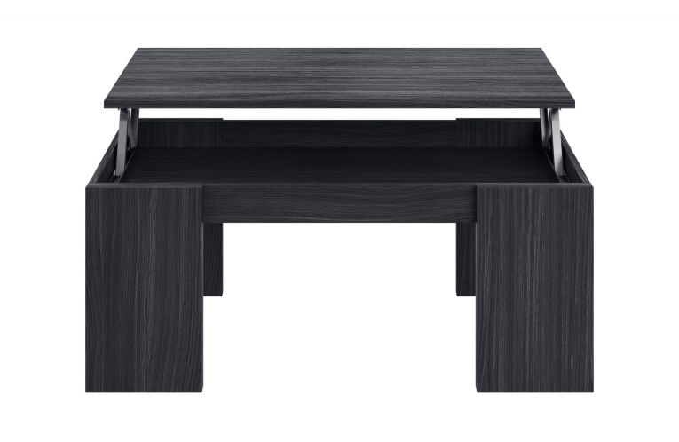 Tavolino salotto rettangolare grigio cenere 100x43x50h cm - Almo