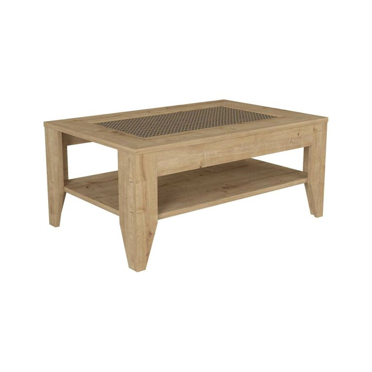 Tavolino salotto rettangolare quercia 90x60x40h cm - Numana