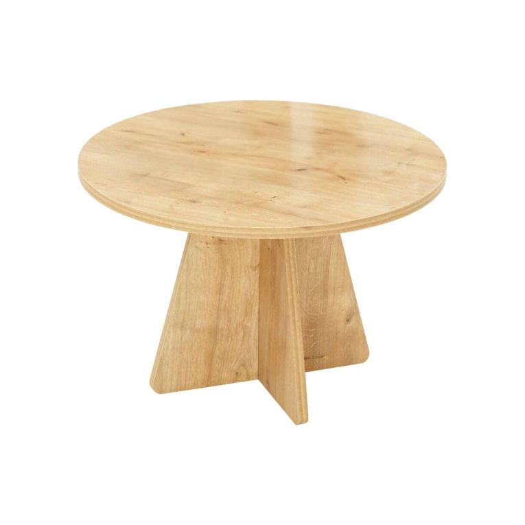 Tavolino salotto rotondo quercia 60x60x40h cm - Armanda