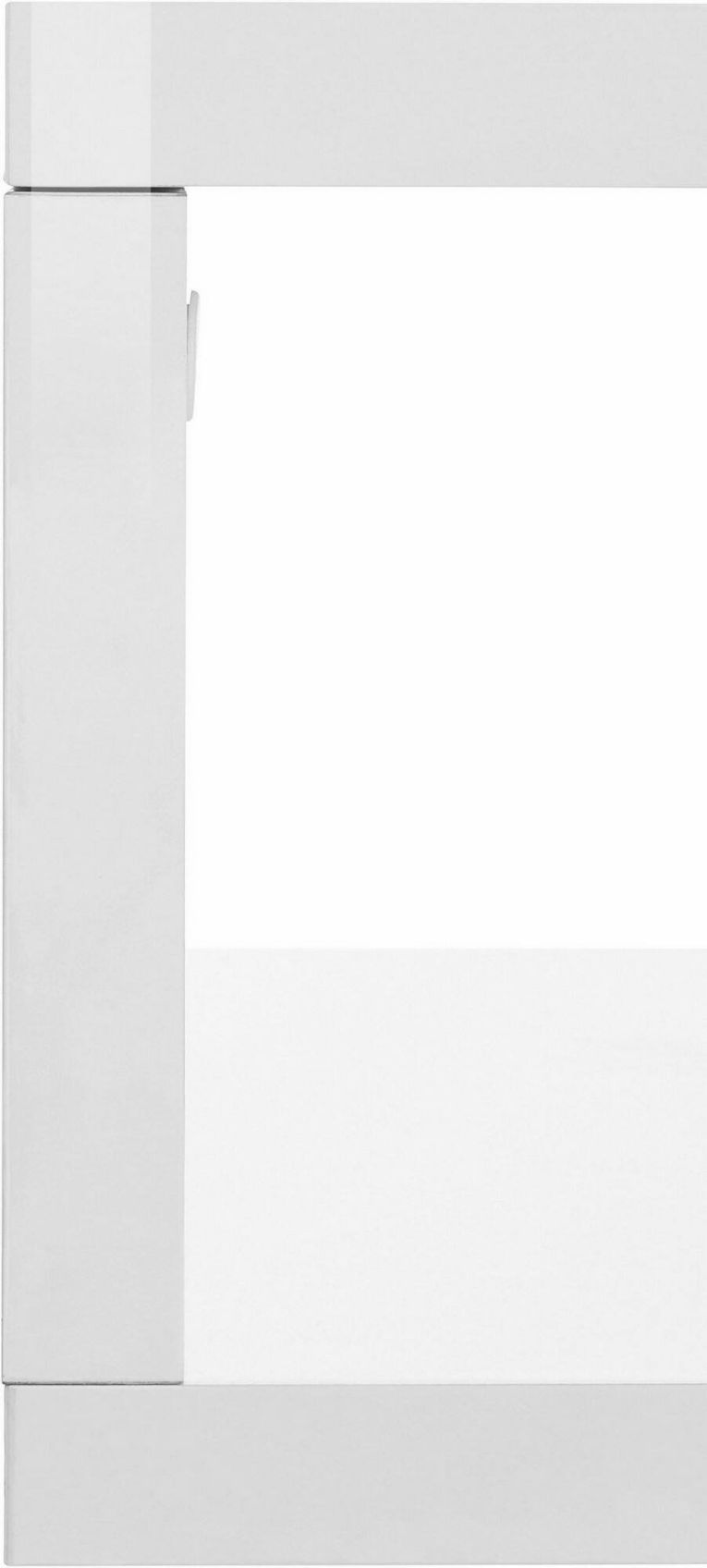 Tavolino soggiorno rettangolare bianco 90x55x41h cm - Natalia