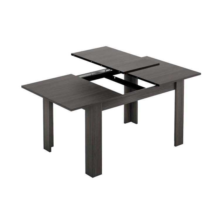 Tavolo allungabile 6-8 posti 140-190x90cm grigio cenere - Abudula