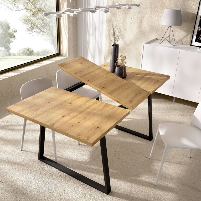 Tavolo allungabile 6-8 posti 160x90cm legno - Aryal