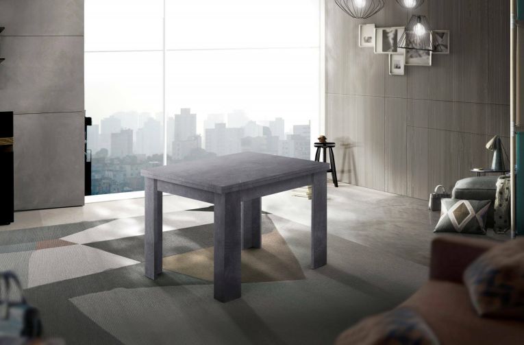 Tavolo allungabile 6-8 posti 90x90cm ardesia - Airin