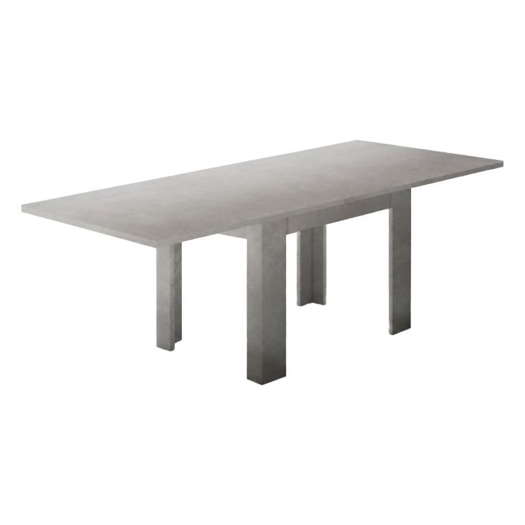 Tavolo allungabile 6-8 posti 90x90cm grigio - Airin