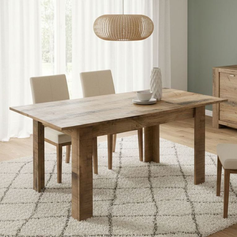 Tavolo allungabile 8-10 posti 137x90cm acacia - Takumi