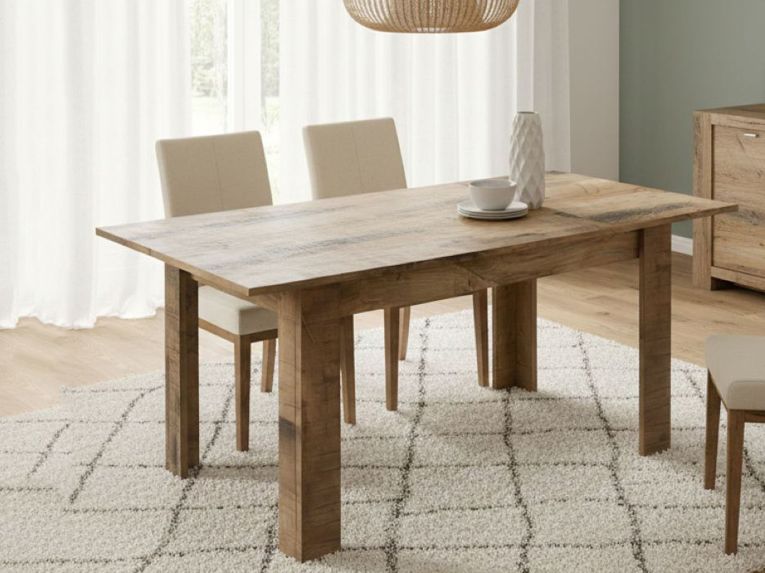 Tavolo allungabile 8-10 posti 137x90cm acacia - Takumi