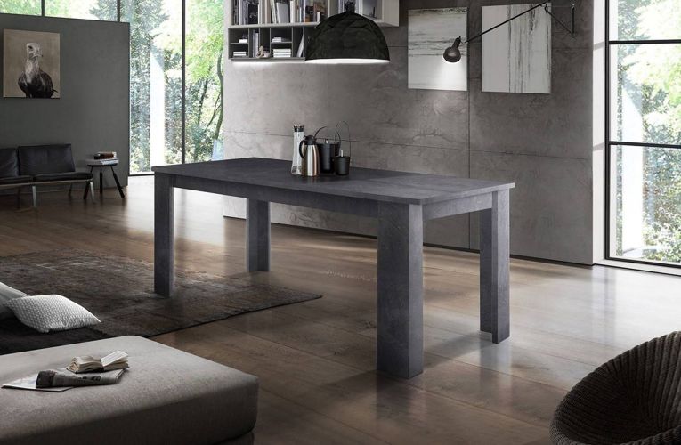 Tavolo allungabile 8-10 posti 140-190x90cm ardesia - Arizon