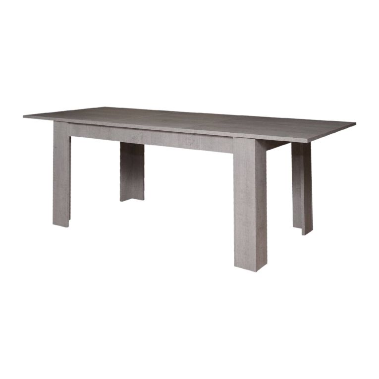 Tavolo allungabile 8-10 posti 160-220x88cm cemento - Artino