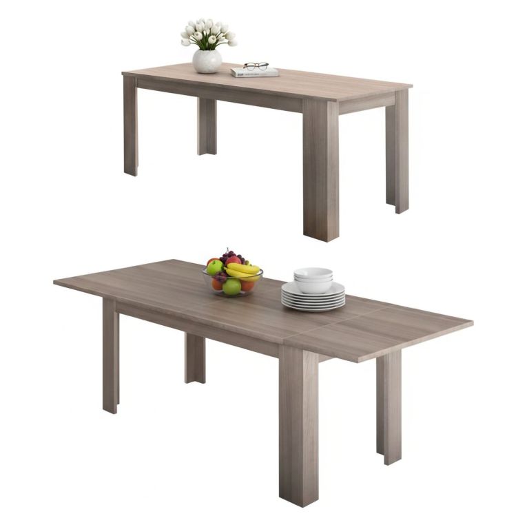 Tavolo allungabile 8-12 posti 160-210x90cm rovere -Agenore