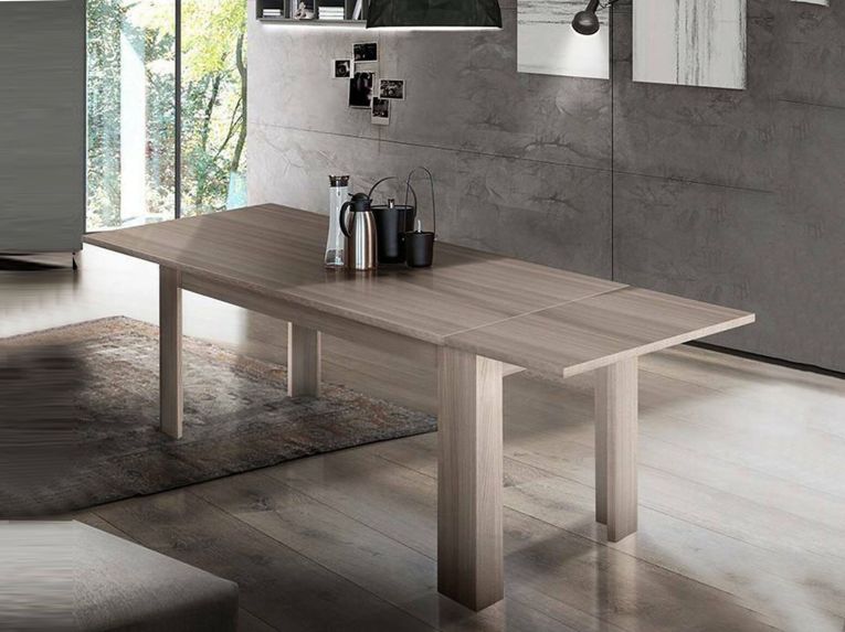 Tavolo allungabile 8-12 posti 160-210x90cm rovere -Agenore