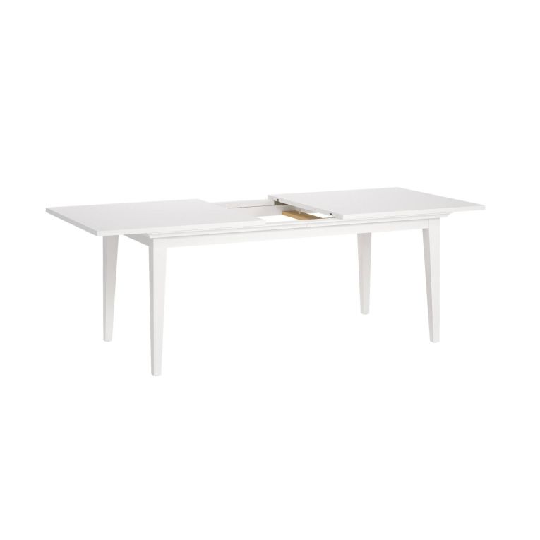 Tavolo allungabile 8-12 posti 180x95cm bianco - Arvier