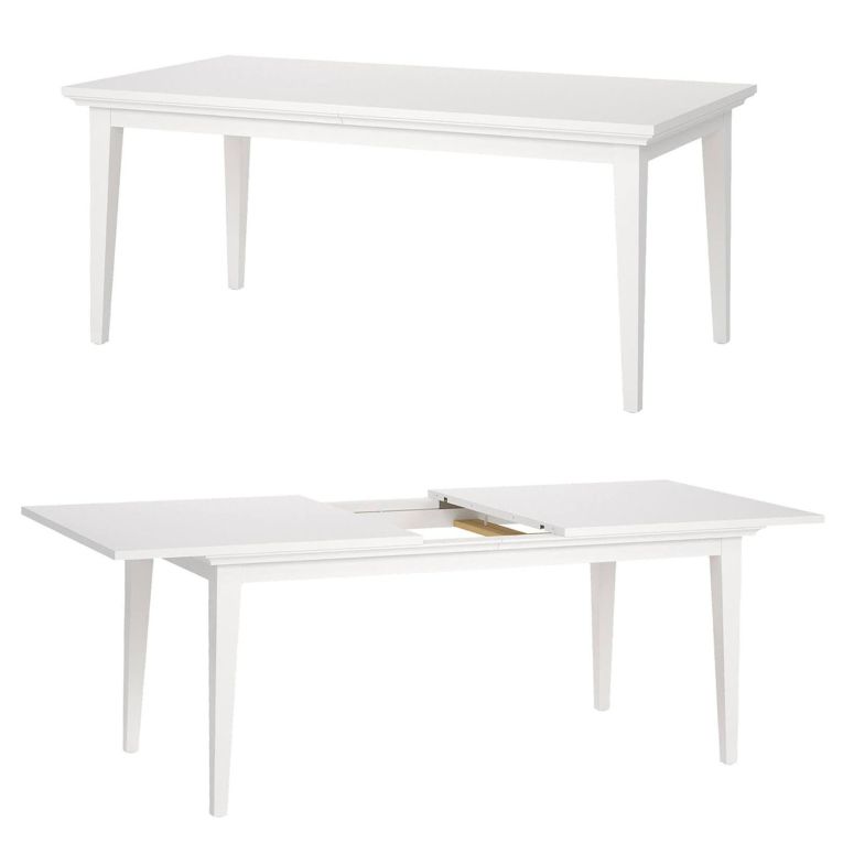 Tavolo allungabile 8-12 posti 180x95cm bianco - Arvier