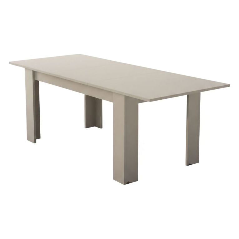 Tavolo Allungabile Beige Allungabile Meccanismo Estensione Allunga Centrale 200x90x75h cm, Lunghezza Massima 200 cm - Marene