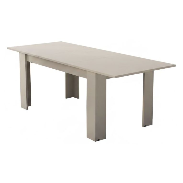 Tavolo Allungabile Beige Allungabile Meccanismo Estensione Allunga Centrale 220x90x75h cm, Lunghezza Massima 220 cm - Campora