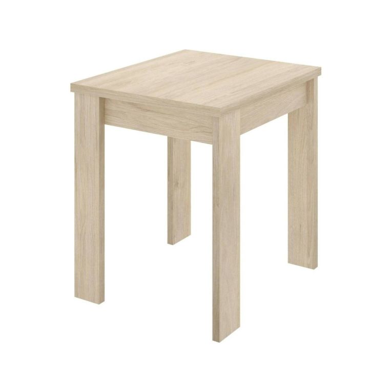 Tavolo allungabile Comer, Consolle estensibile multiposizione,Tavolo consolle ausiliare pieghevole, 79-134x67h79 cm, Rovere