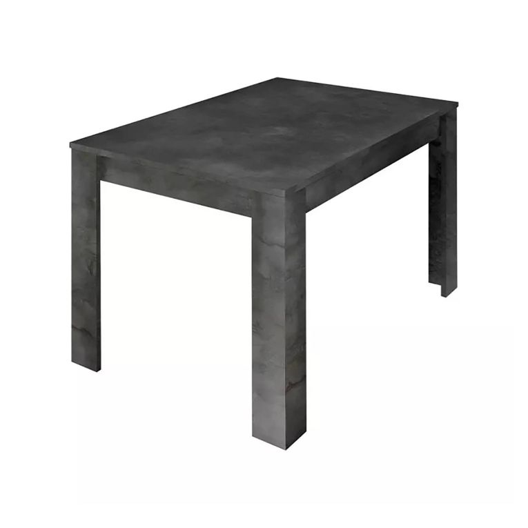 Tavolo allungabile Corbara, Consolle con allunghe, Tavolo da pranzo multiuso, Ripiano estensibile da cucina, Made in Italy, 137x90 h79 cm, Ardesia