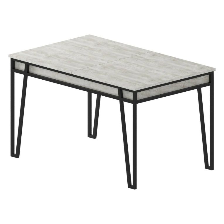 Tavolo allungabile elegante 6-8 posti 170x80cm bianco - Terralba