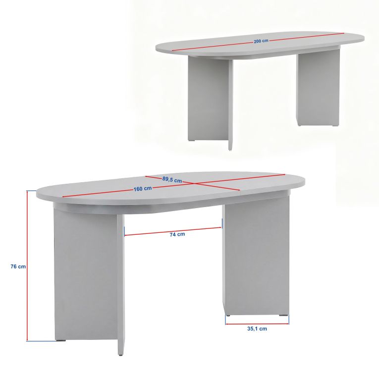 Tavolo Allungabile Marrone Noce 6 Posti Allungabile 160x90x75h cm, Meccanismo Estensione Allunga Centrale - Noba