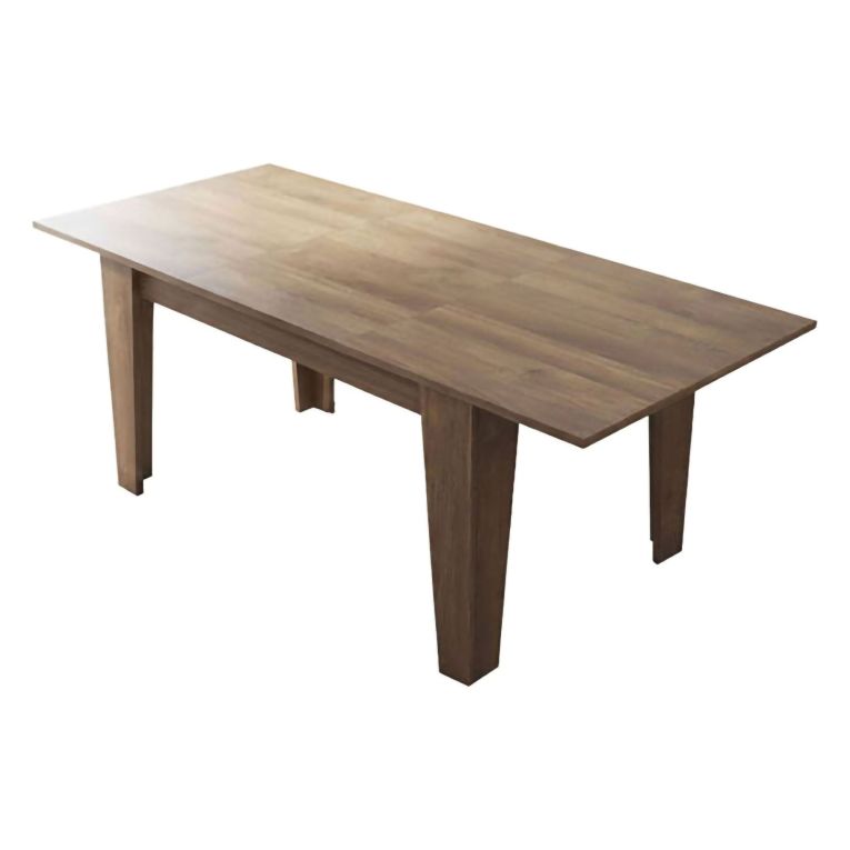 Tavolo Allungabile Marrone Noce Allungabile Meccanismo Estensione Allunga Centrale 200x88x78h cm, Lunghezza Massima 200 cm - Salmour