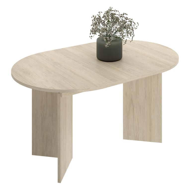 Tavolo Allungabile Marrone Rovere 6 Posti Allungabile 90x140x76h cm, - Espanola