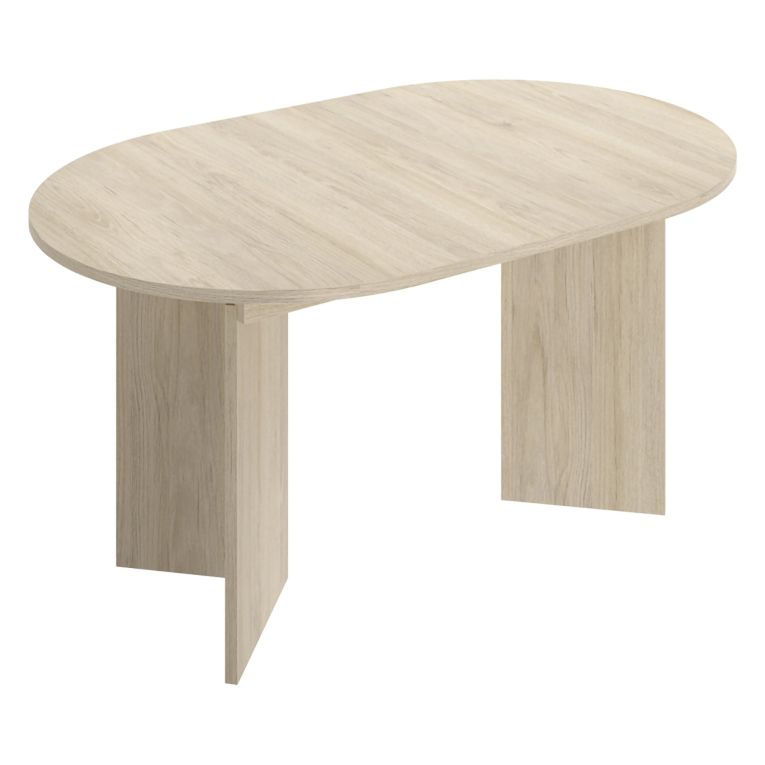Tavolo Allungabile Marrone Rovere 6 Posti Allungabile 90x140x76h cm, - Espanola