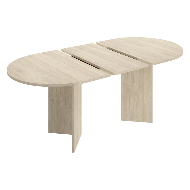Tavolo Allungabile Marrone Rovere 6 Posti Allungabile 90x140x76h cm, - Espanola