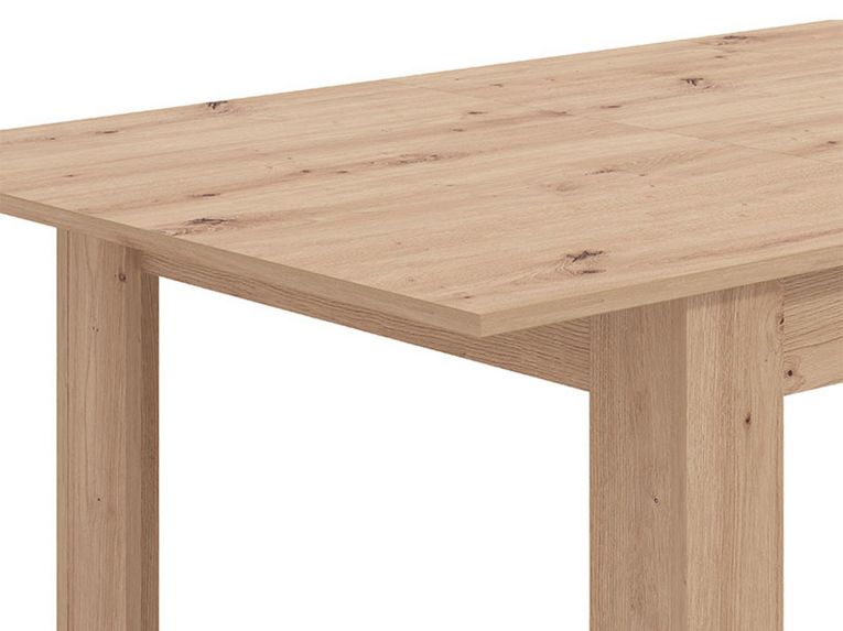 Tavolo Allungabile Marrone Rovere Nodi 8 Posti Allungabile 120x80x76h cm - Marudo