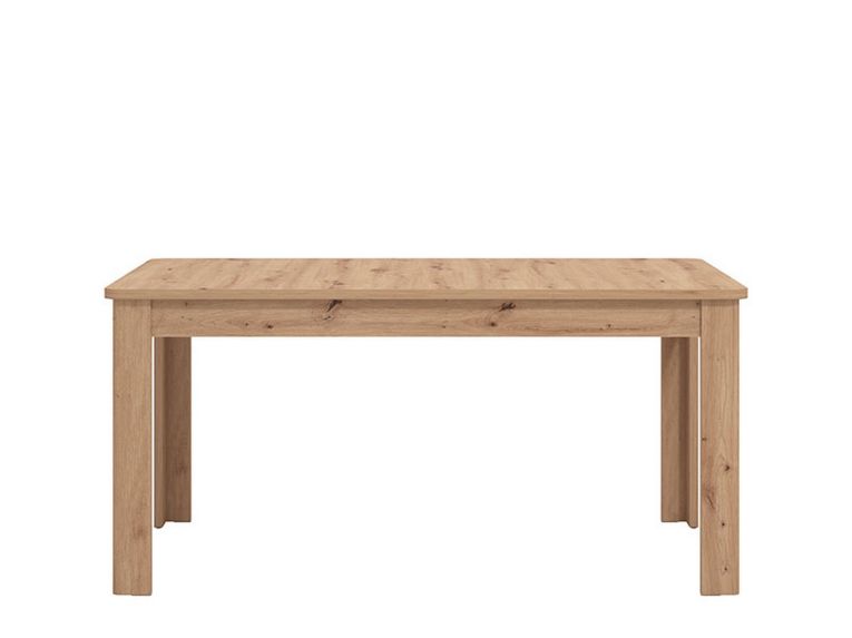 Tavolo Allungabile Marrone Rovere Nodi 8 Posti Allungabile 160x90.5x76.5h cm, - Colosimi